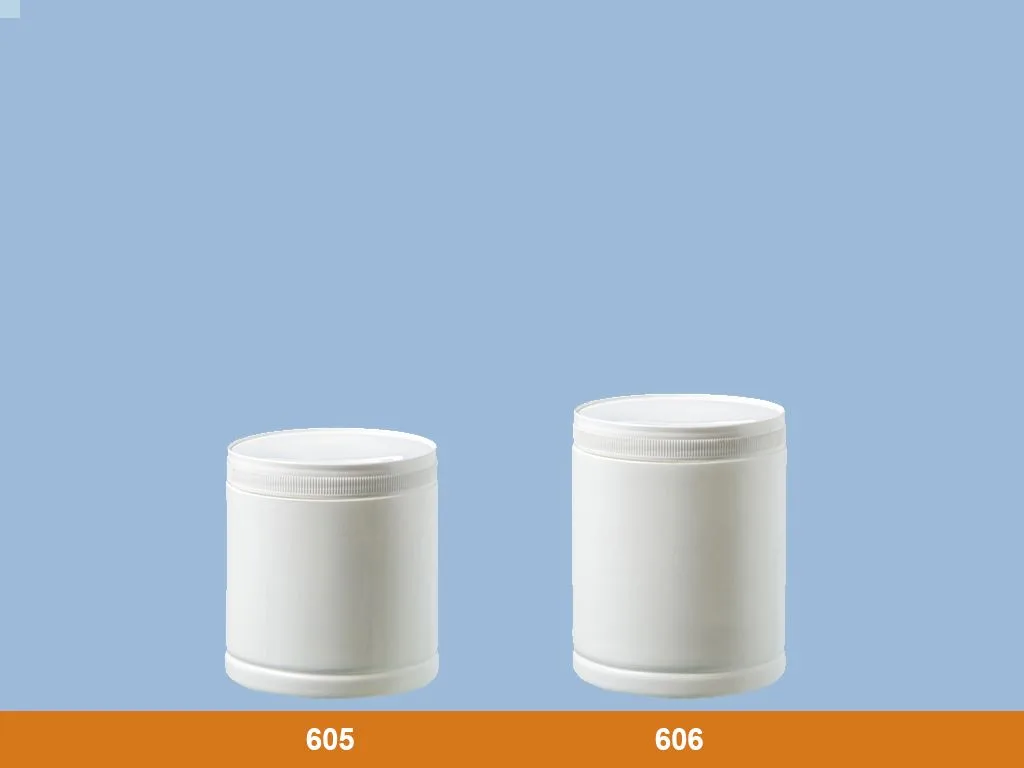 potes para cosméticos de diferentes tamanhos